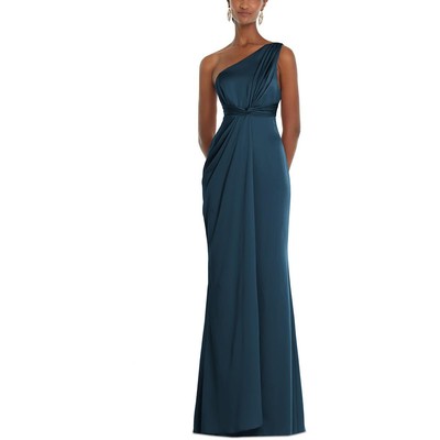 Женское синее вечернее платье из коллекции Dessy от Vivian Diamond 10 BHFO 3500