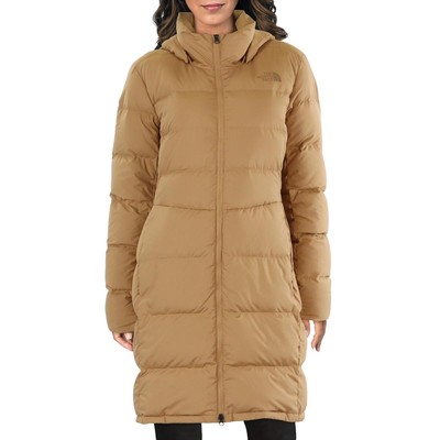 The North Face Womens Orange Insulated Removable Hood Parka Coat XL BHFO 4125