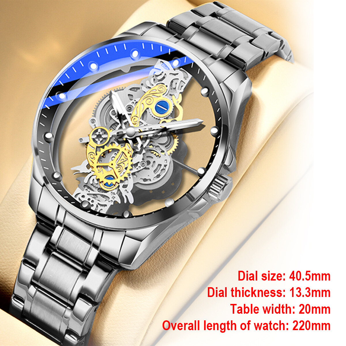 bocodec 凹凸　Low Gauge Big Watch Men's Watch LB80891 - Longbowatch.com