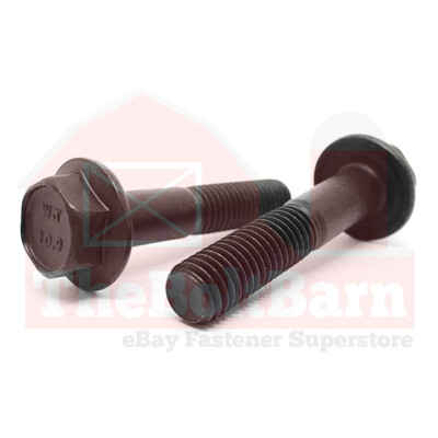 M12-1.75 Class 10.9 Hex Flange Screws Frame Bolts Phos & Oil (Pick Length &Qty)