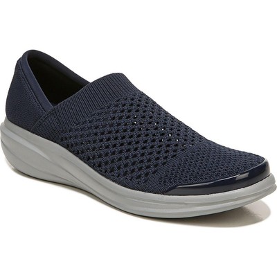 Женские вязаные кроссовки-слипоны Bzees Charlie темно-синего цвета шириной 9 см (C, D, W) BHFO 7969