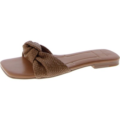 Marc Fisher LTD Womens Marlon Tan Slide Sandals Shoes 9 Medium (B,M) BHFO 0617