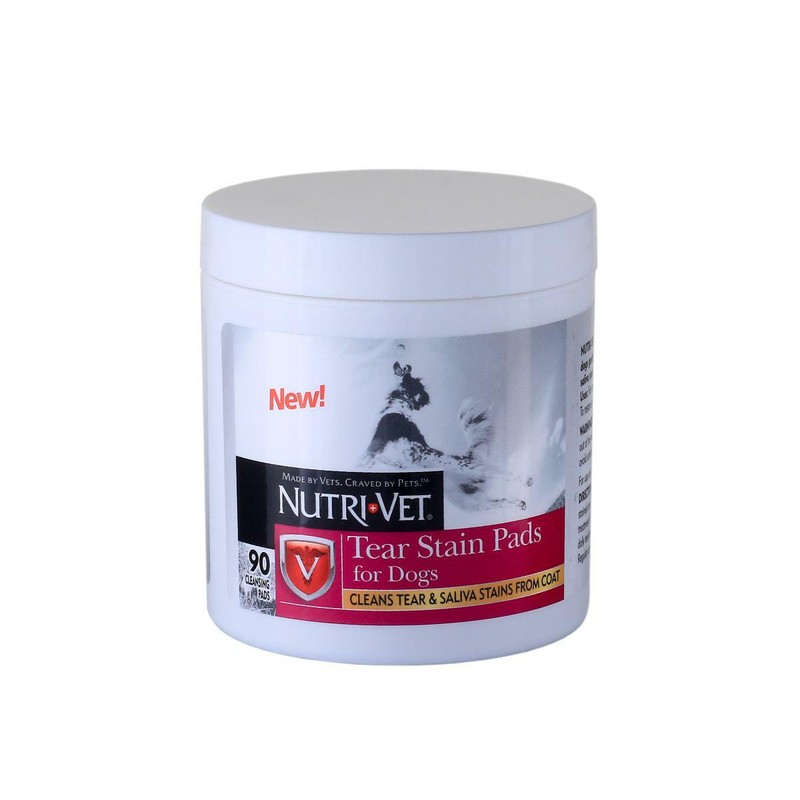 Nutri-Vet Tear Stain Pads 90Ct