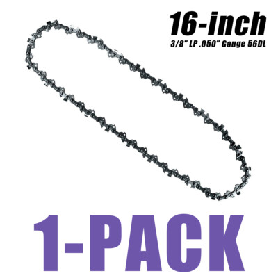 1-5PK 16''Chainsaw Chain 3/8'' LP .050'' 56DL Fits Husqvarna/Echo/RYOBI/Oregon S56