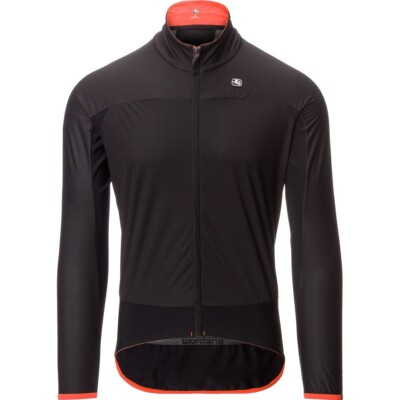 NEW Giordana AV 100 Winter Jacket Men's XXL Black/Orange Acqua+Vento Cycling