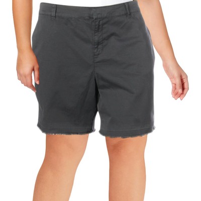 

Женские серые хлопковые шорты с потертостями и средней посадкой Style - Co., 16 Вт, BHFO 1881, Серый