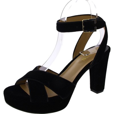 Lauren Ralph Lauren Женские черные босоножки Sasha на плоской подошве 9.5 Medium (B,M) 4028