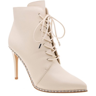 Женские ботильоны на каблуке цвета слоновой кости BCBGeneration 5,5 среднего размера (B, M) BHFO 4742