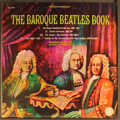 JOSHUA RIFKIN: baroque beatles book ELEKTRA 12'' LP 33 RPM