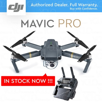 DJI MAVIC PRO w 4K Stabilized Camera Active Track Avoidance GPS WiFi