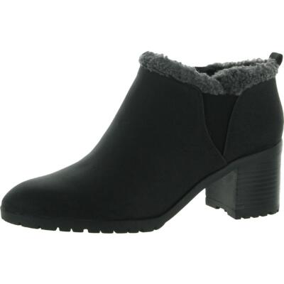 LifeStride Womens Marilyn Black Ankle Booties Shoes 10 Medium (B,M) BHFO 3766