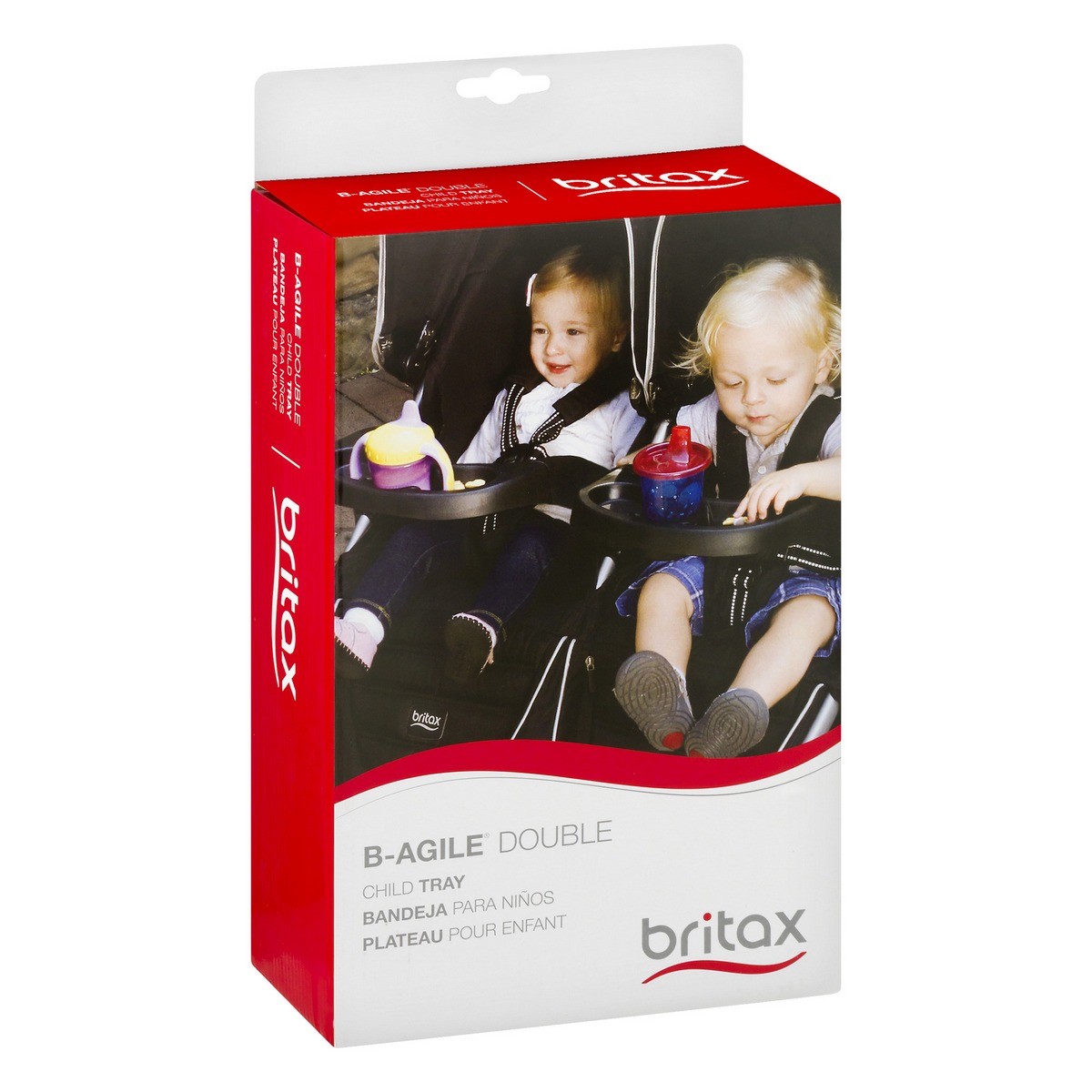 britax double stroller tray
