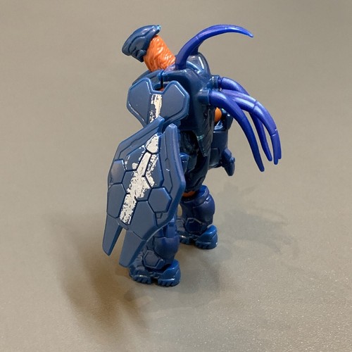 2x New 3.5'' Mega Bloks CONSTRUX HALO BLUE HUNTER Bloks figure Warthog Run GFT55