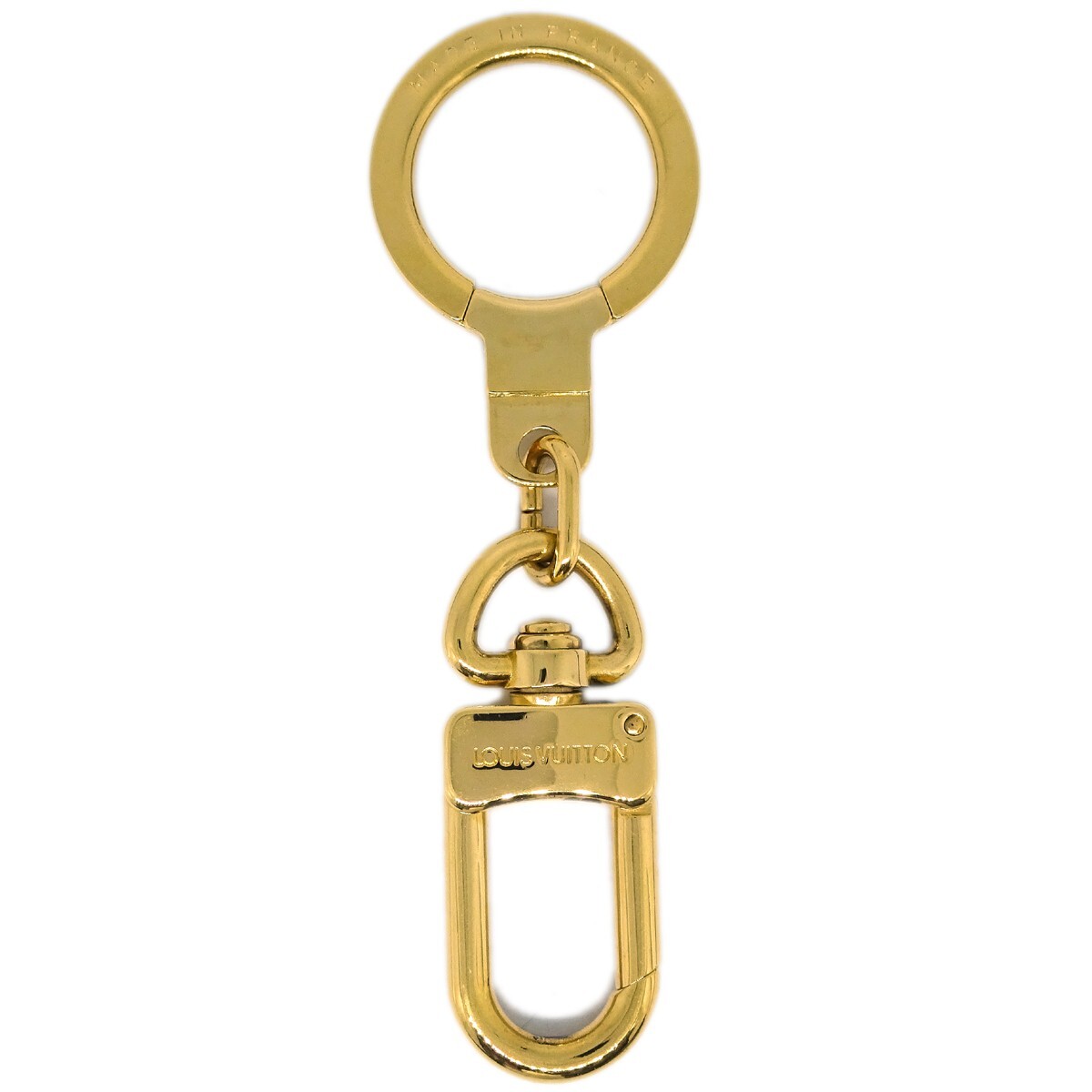 Louis Vuitton Anneau Cles Bag Charm Key Holder Gold M62694
