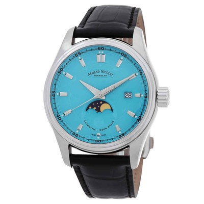 Мужские часы Armand Nicolet Mh2 с синим циферблатом A640L-TF-P840NR2
