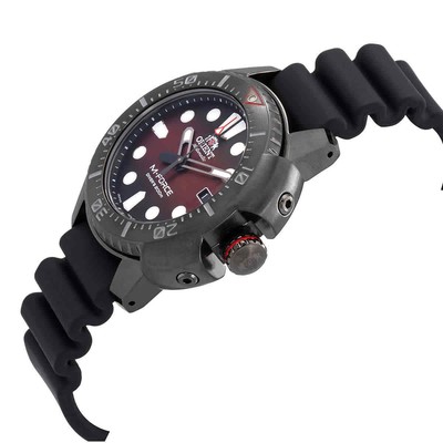 Pre-owned Orient M-force Ac0l Le Automatic Red Dial Men's Watch Ra-ac0l09r00b