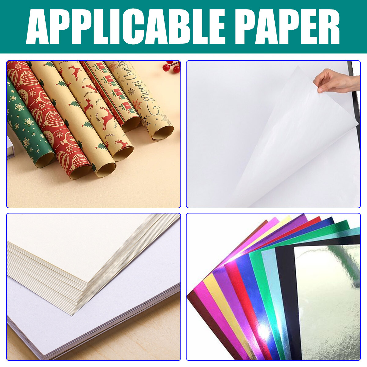 Black Wrapping Paper Cutter Christmas Gift Wrap Cutter Sliding Paper Roll Cutter