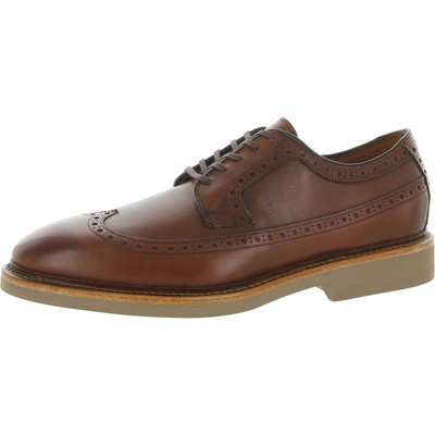 

Allen Edmonds Mens William Brown Leather Oxfords Shoes 11 Medium (D) BHFO 9884, Chili, William