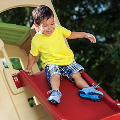 Center Neighborhood Fun Step2 Playhouse Outdoor Activity Kids Playground New