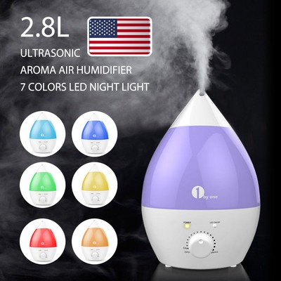 28L Ultrasonic Humidifier Steam Aroma Vaporiser Diffuser Purifier Cool Mist
