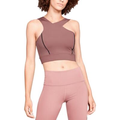 

Женский укороченный пуловер для фитнеса Under Armour Misty Pink, спортивный топ  BHFO 7503, Розовый, Misty