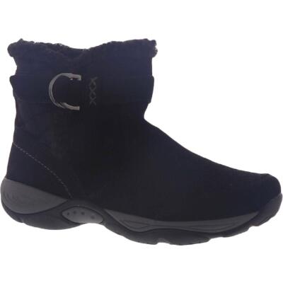

Ботинки Easy Spirit Womens Elk Black Shearling Boots 8 Medium (B,M) BHFO 3457, Черный
