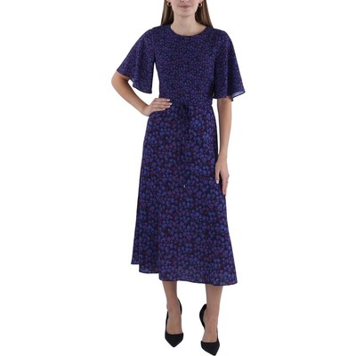 Женское рабочее платье French Connection Bethanie Verona фиолетового цвета 2 BHFO 7336
