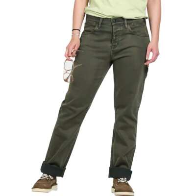 

Брюки Workwear Shop «ласточкин хвост» — женские оливково-зеленые, Olive green, Dovetail Workwear