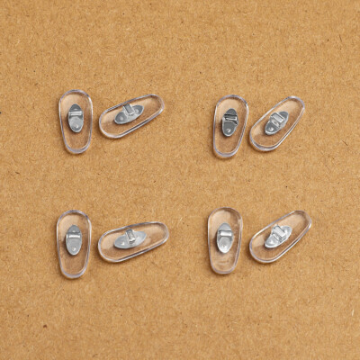 4 Pairs Clear Replacement Nose Pads Piece for Ray-Ban RB6335 Sunglasses