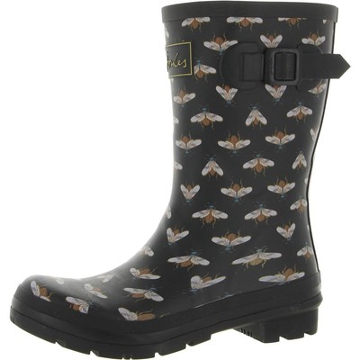 

Женские черные резиновые сапоги Joules Molly Welly 8, средние (B,M) BHFO 0925, Blackbee, Molly Welly