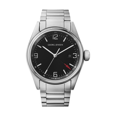 Georg Jensen Delta Watch 395 Classic Gmt 42mm Stainless Steel Quartz Dateのebay公認海外通販 セカイモン