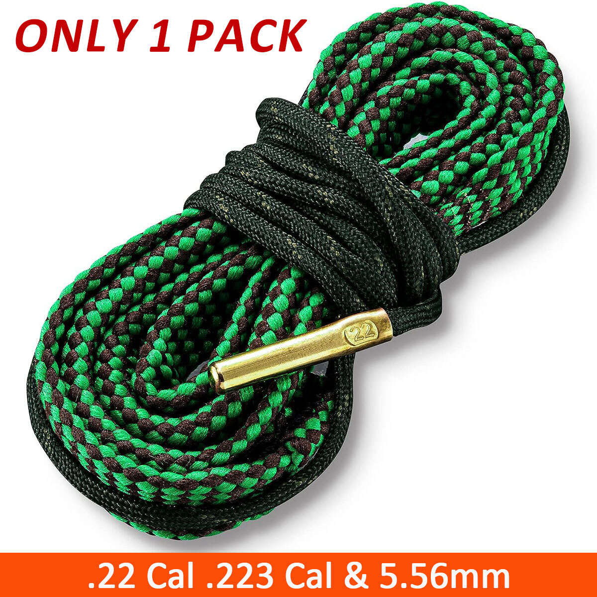 2PCS Reusable Bore Rope Gun Snake Barrel Cleaning Kit For Rifle Shootgun Pistol