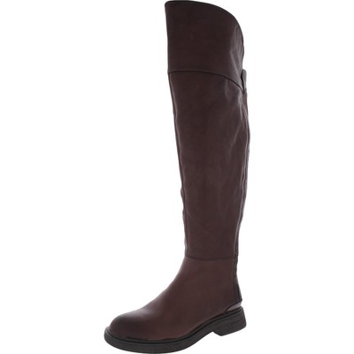 Женские ботфорты выше колена Franco Sarto Battina Brown 10 Medium (B,M) BHFO 3539