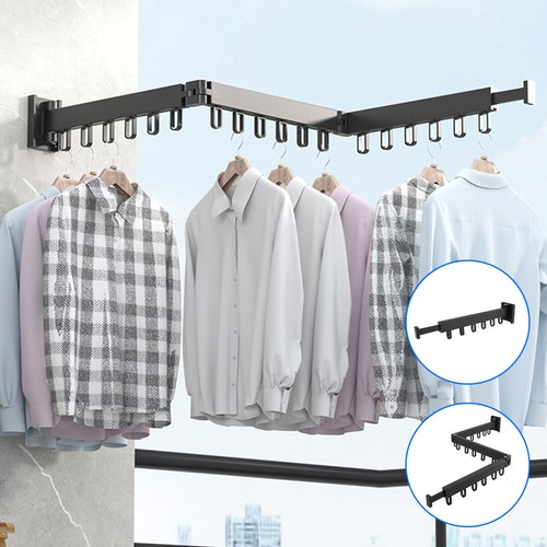 Retractable | Wall Mounted Folding Clothes Hanger 360° Rotating Drying Rack