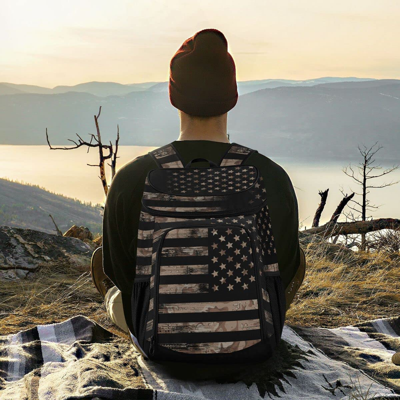 Cooler Backpack Leakproof Backpack Cooler Insulated Lunch Cooler Bag 30 Cans Cam