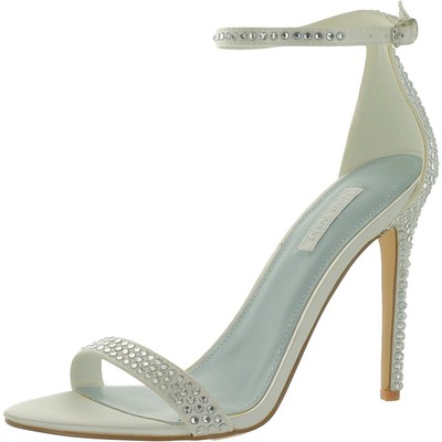 

Женские белые туфли Nine West со стразами и ремешком на щиколотке, размер 8,5, средний (B,M) BHFO 9934, Белый, WNTORIA7