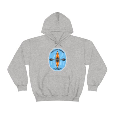 Chicago River - Unisex Heavy Blend  Hooded Sweatshirt