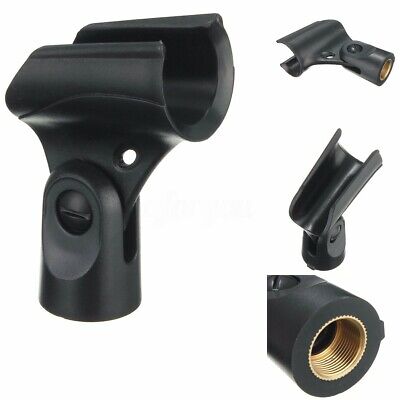 Rubber Flexible Mic Clip Microphone Accessory Stand Plastic Clamp Holder  Y T E