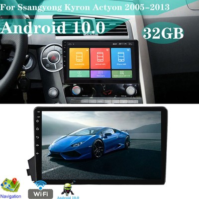 Car Stereo Radio GPS For 2005-2013 Ssangyong Kyron Actyon NAVI Android 10.0 32GB