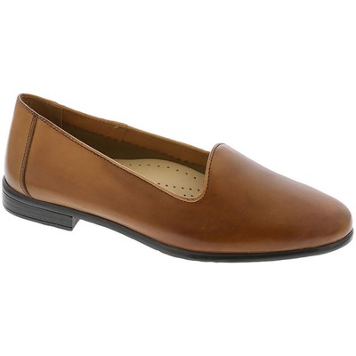 Женские мокасины из коричневой кожи Liz Lux Trotters шириной 8,5 см (C, D, W) BHFO 7659