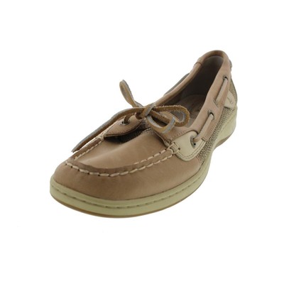 

Женские бежевые кожаные топсайдеры Sperry Angelfish 8.5 Medium (B,M) BHFO 9173, Beige/tan