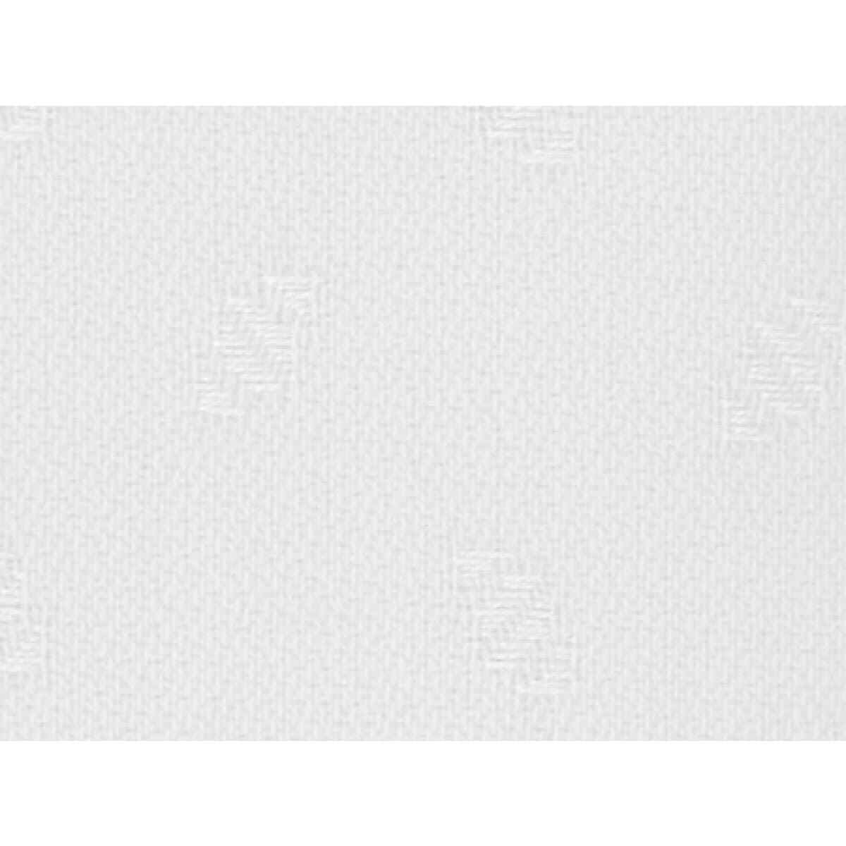Tischdecke mit eingewebten Gerstenkorn-Feld zum Besticken, 80x80cm, 752110, weiß