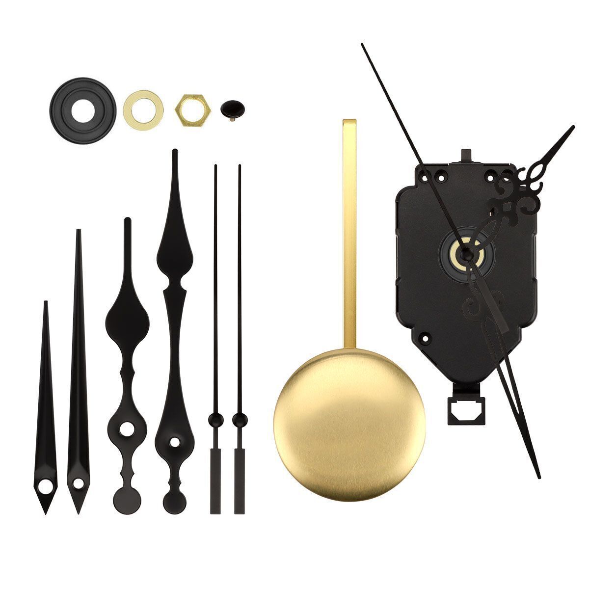 Quartz Mechanism Replacement Wall Clock Movement Music Chime Box Hands Motor Kit