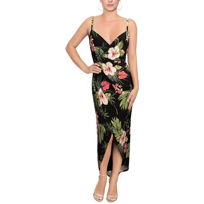 

Rachel Rachel Roy Женское дневное макси-платье с принтом и искусственной запахом плюс BHFO 4802, Black tropical