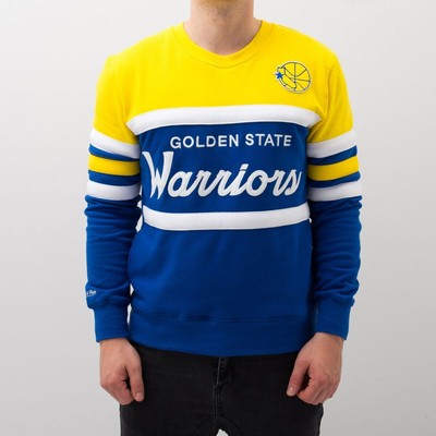 

Mitchell - Ness NBA New York Knicks Head Coach Crewneck Мужчины синий/оранжевый/белый