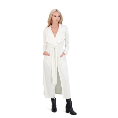 

BCBGMAXAZRIA Женский Cora White Duster Cardigan Sweater Loungewear  BHFO 6215, Off white