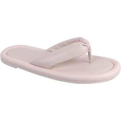 Женские босоножки на плоской подошве с ремешками из веганской кожи Citizen H Halston Womens BHFO 9207