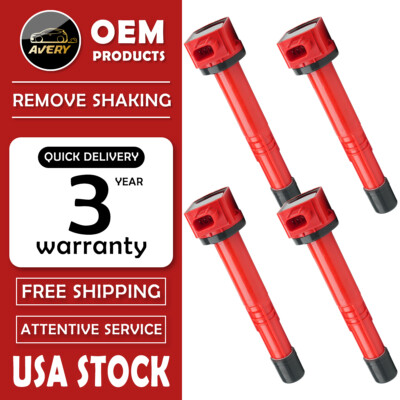 Energy 4 Ignition Coil For 2008-2011 Honda Accord 2010-2011 CRV Acura 2.4L UF602