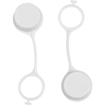 IGLOO Replacement Tethered Drain Plug Caps - White