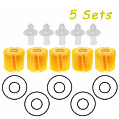 5pcs Oil Filter For Toyota Corolla Prius Prius V C-HR Scion xD 1.8L 04152-YZZA6
